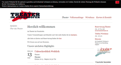 Desktop Screenshot of fraunhofertheater.de